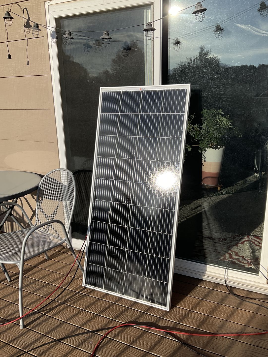 Customer photo review of RICH SOLAR MEGA 200 Watt Monocrystalline Solar Panel | Best 12V Panel for RVs and Off-Grid | 25-Year Output Warranty | UL Certified
