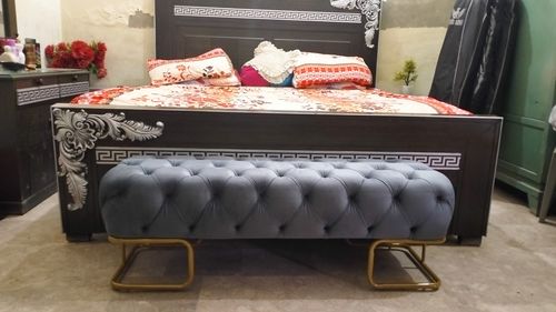 Customer photo review of 3 SEATER LUXURY OTTOMAN STOOL WITH STEEL STAND -957
