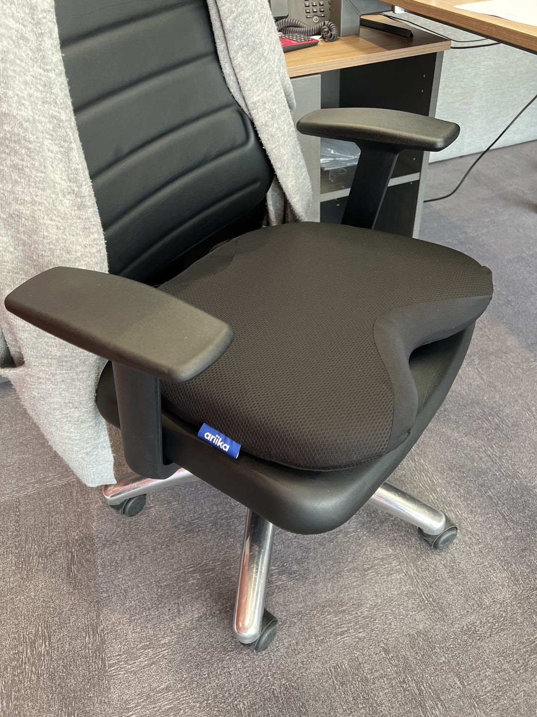 Customer photo review of Memory Foam Seat Cushion