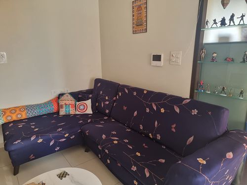 Customer photo review of L Shape Sofa Cover