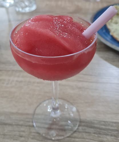 Customer photo review of Strawberry Daiquiri Cocktail Mix