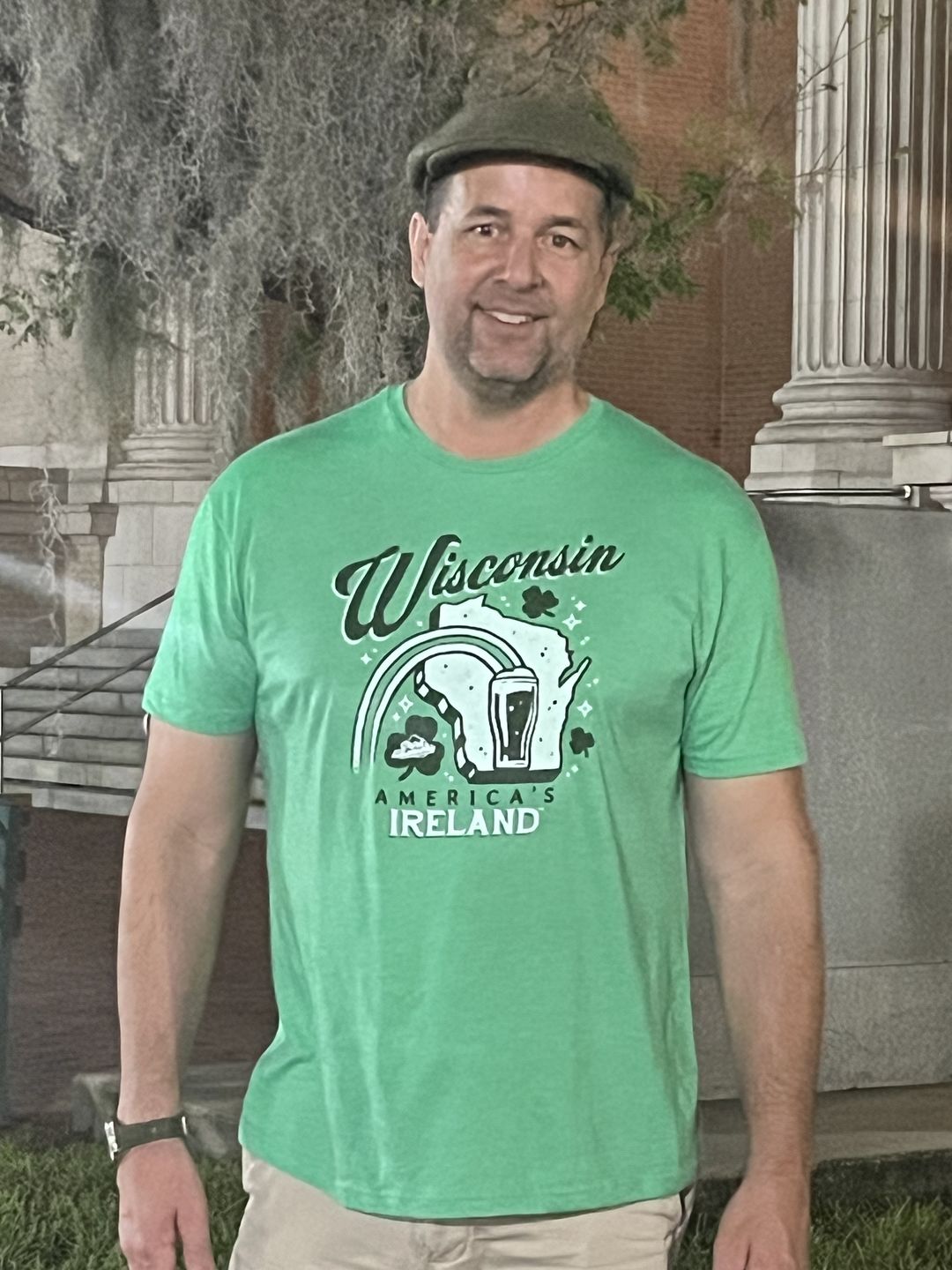 Customer photo review of “Wisconsin America's Ireland” T-Shirt