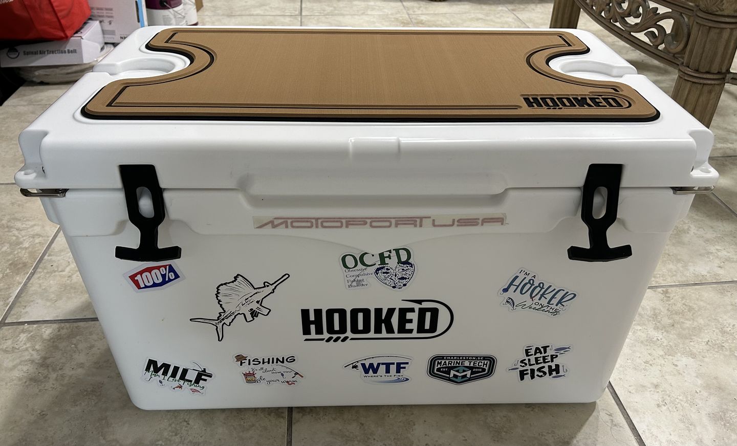 Customer photo review of Cooler Lid Pads