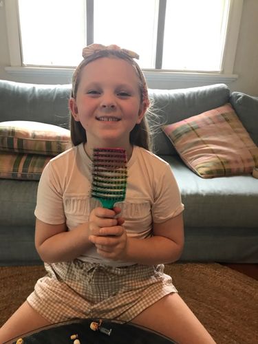 Customer photo review of SALE My Sensory Space Detangling Hairbrush