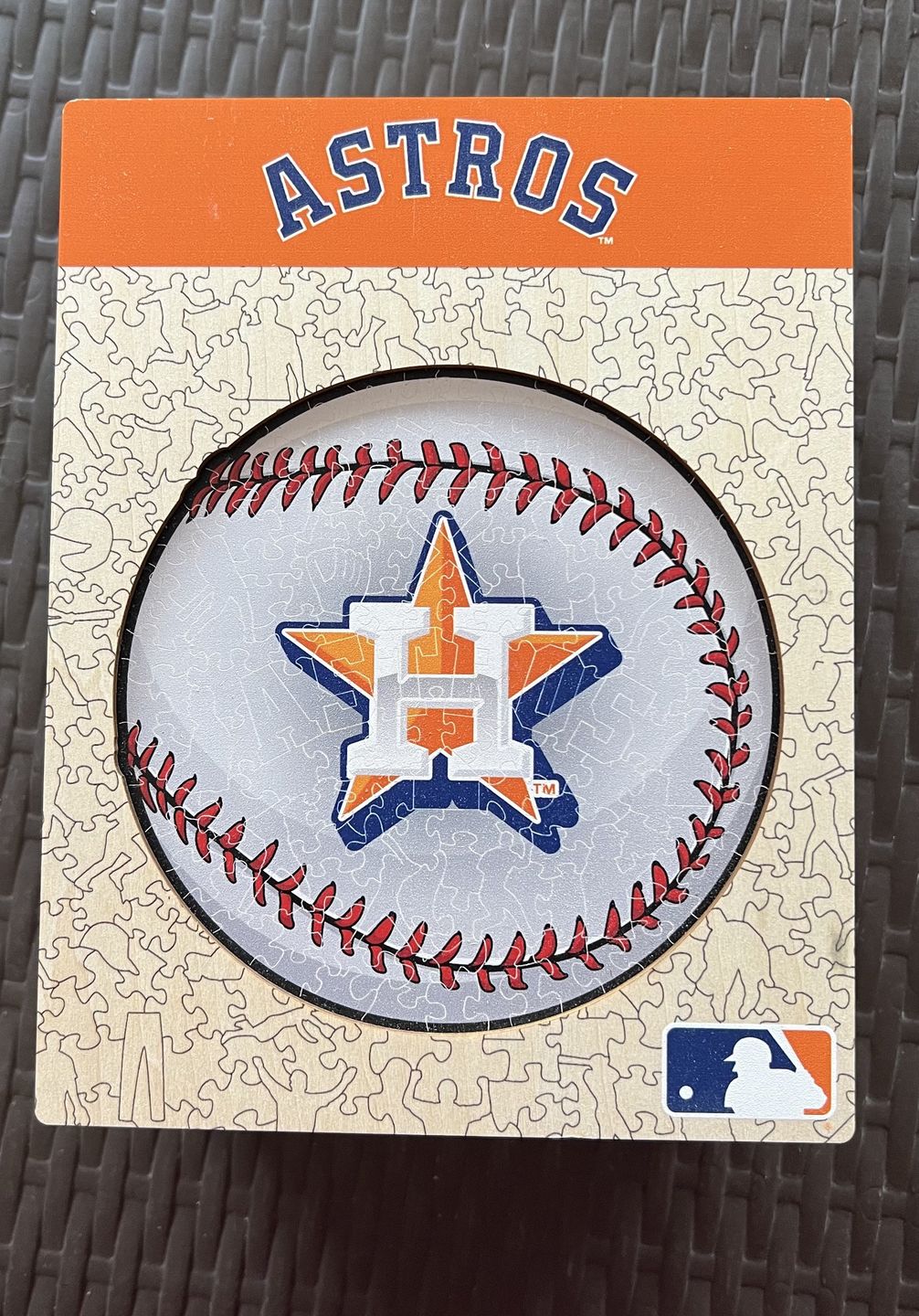 Customer photo review of Houston Astros® - Official Wooden Puzzle