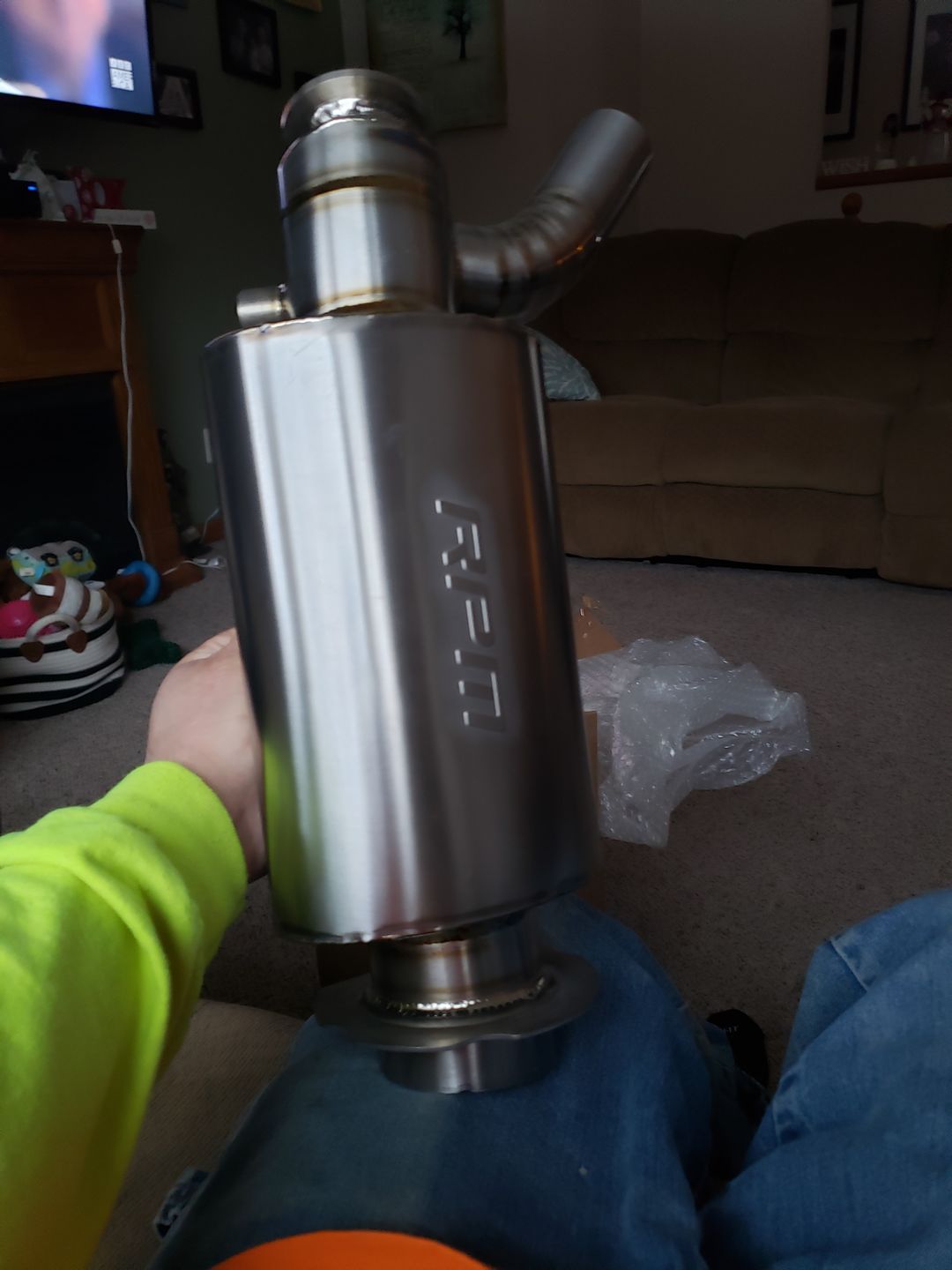 Customer photo review of 2022-2023 Polaris Patriot Boost 850 Turbo / VR1 TITANIUM Lightweight Sport Muffler