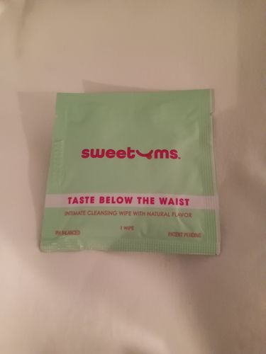 Customer photo review of The only intimate wipes on the market with flavor