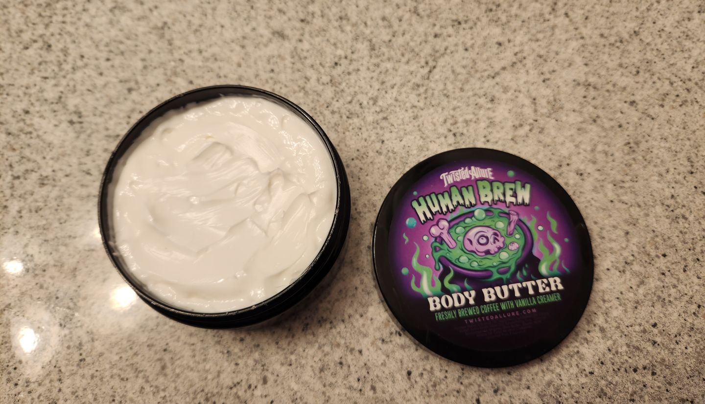 Customer photo review of Human Brew Body Butter