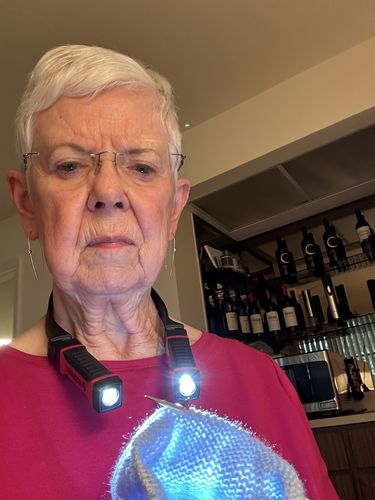 Customer photo review of Pro Neck Light - Hands-Free Light Wherever You Go!