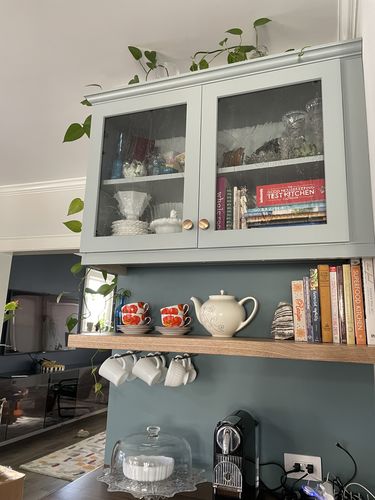 Customer photo review of Ash Floating Shelves