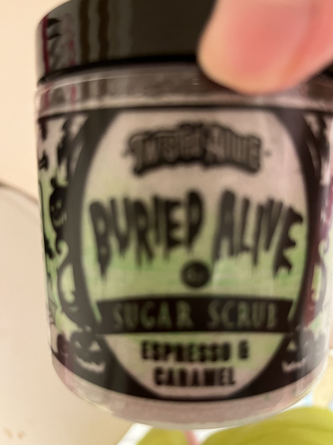 Customer photo review of Buried Alive Sugar Scrub (Caramel & Coffee)