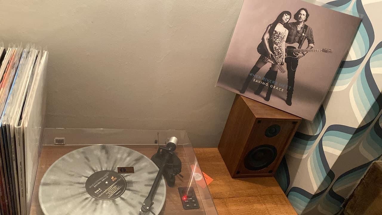 Customer photo review of SAVING GRACE ~ SILVER SPLATTER VINYL 50% OFF
