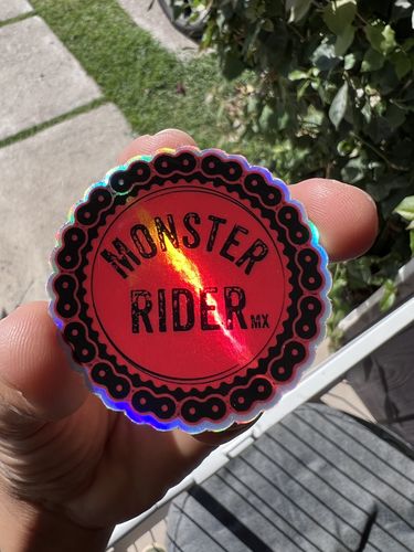 Customer photo review of Stickers Holográficos | Super Promo