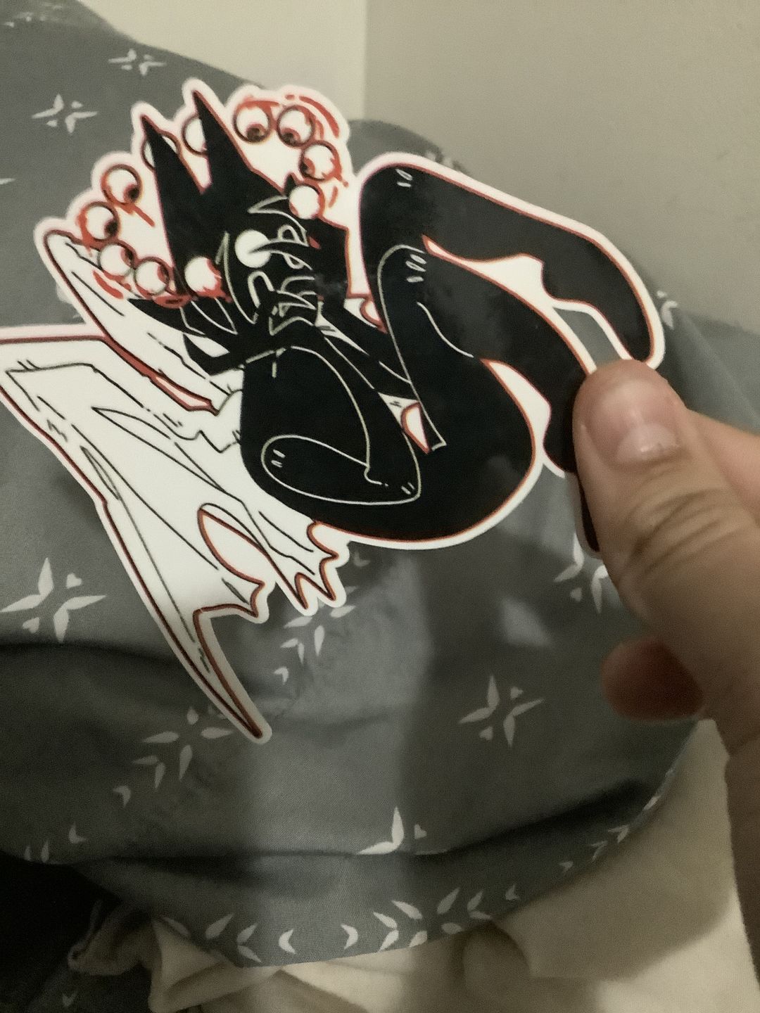 Customer photo review of Gore Angel Stickers