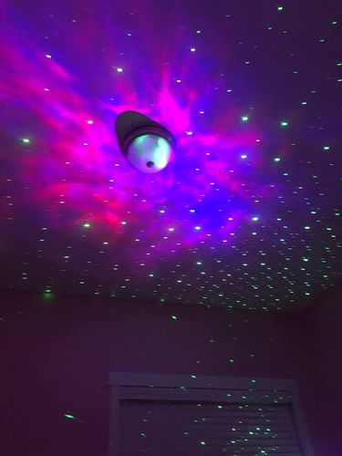 Customer photo review of Astronaut Galaxy Projector