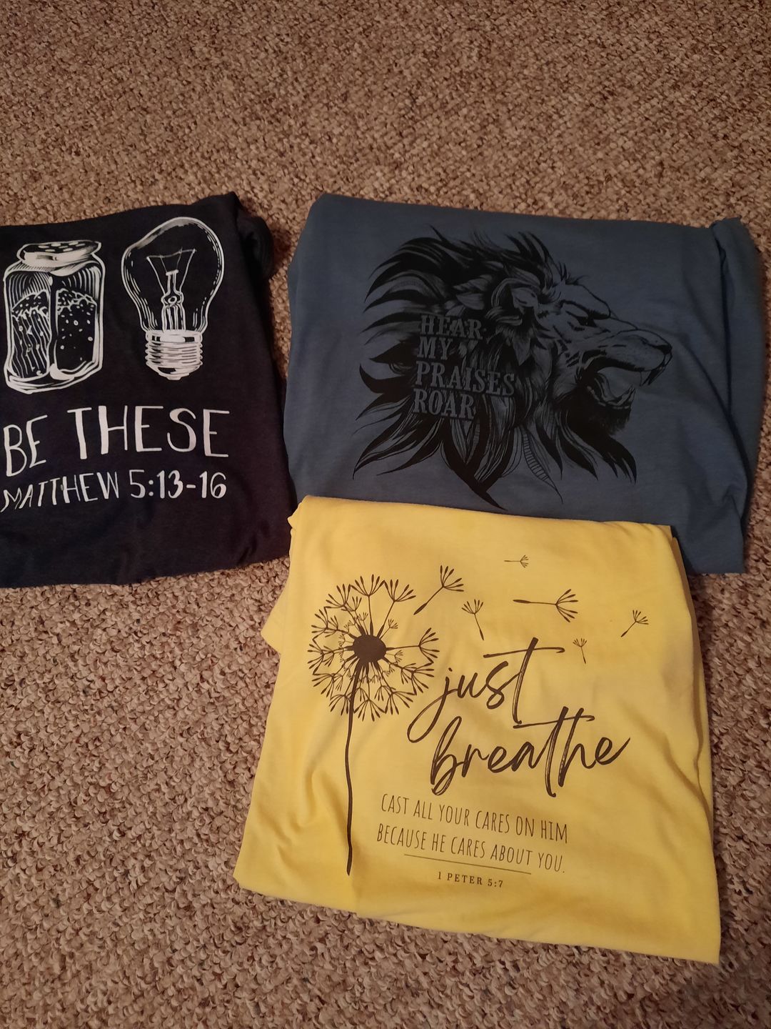 Customer photo review of Mystery Shirt