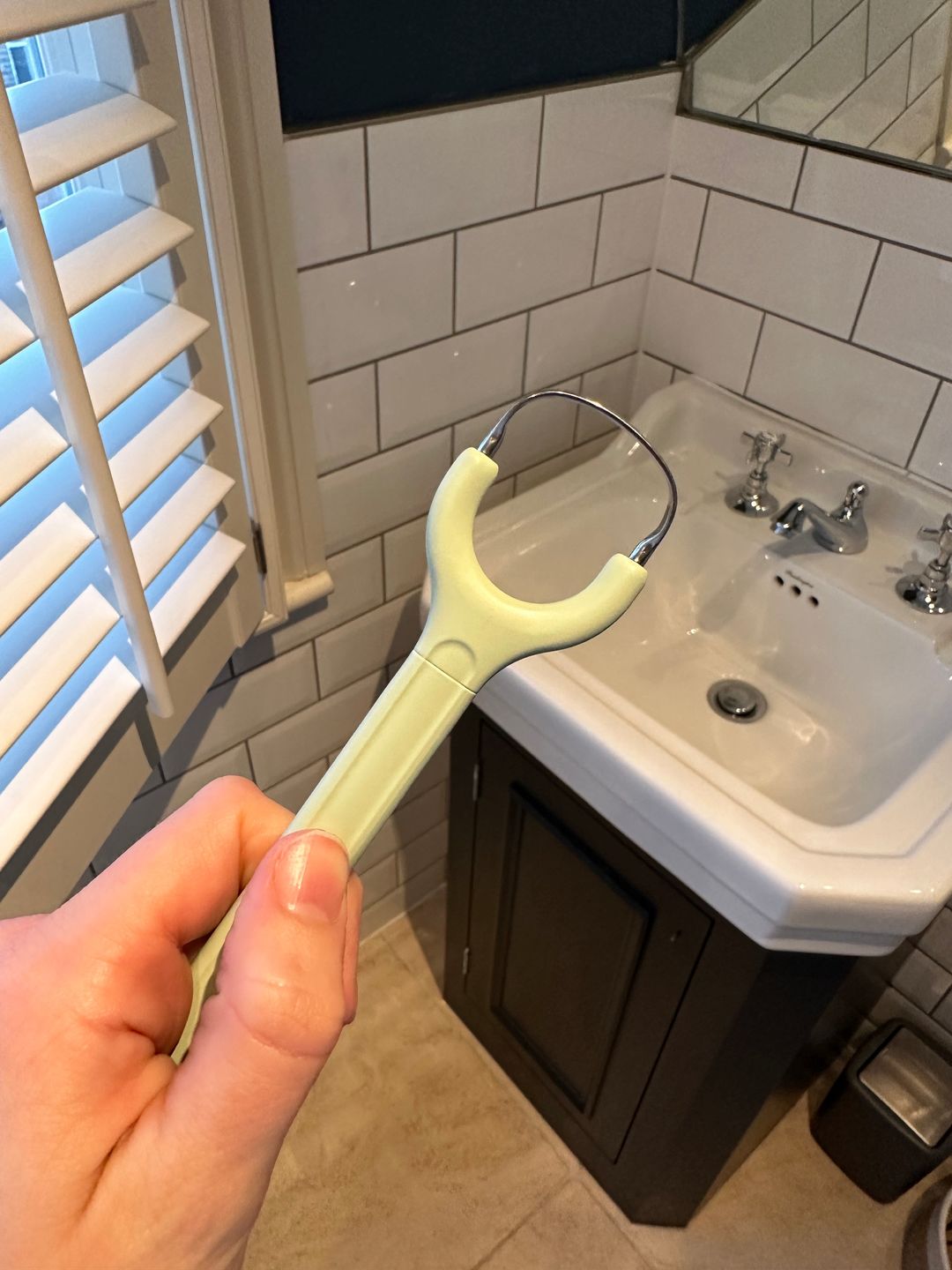 Customer photo review of Sweeper®️ | The Modern Tongue Scraper