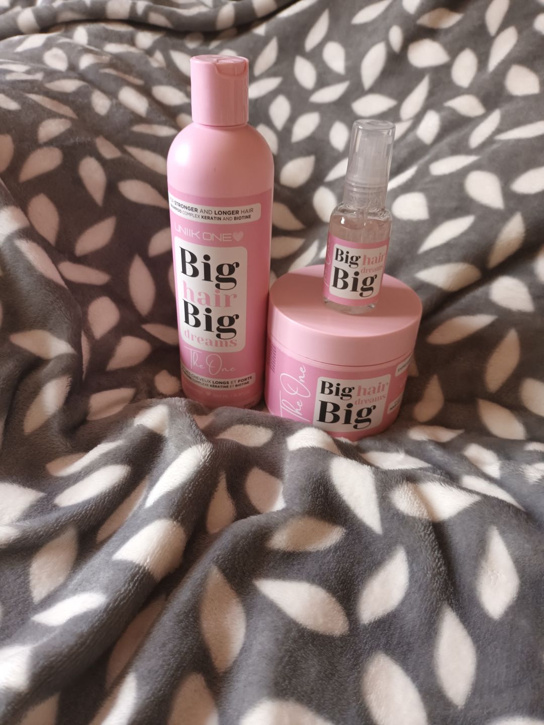 Customer photo review of Gamme The One - Kit complet - Shampoing, masque et sérum