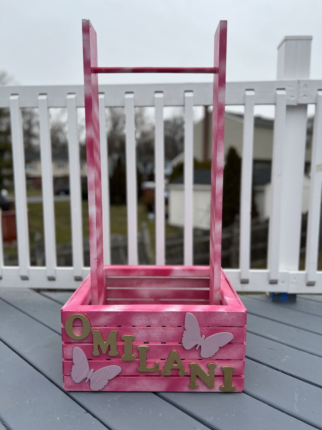 Customer photo review of Unfinished Wood Butterfly Silhouette - Craft- up to 24" DIY