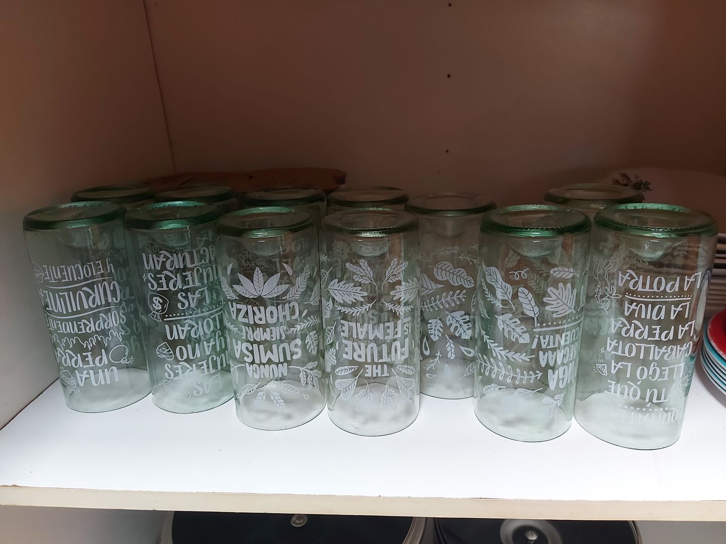Customer photo review of FEMINISTAS 2.0 - JUEGO DE 6 VASOS