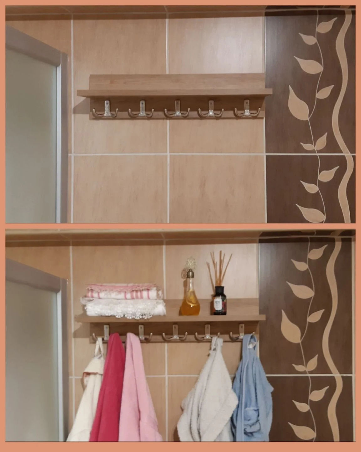 Customer photo review of Rani E16 Dekoratif 2 li Duvar Rafı Sepet Ceviz