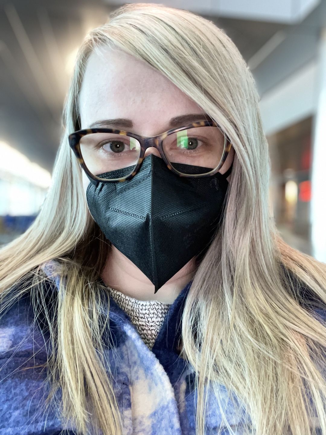 Customer photo review of KN95 Respirator Face Mask Individually Sealed (Cone Shape)