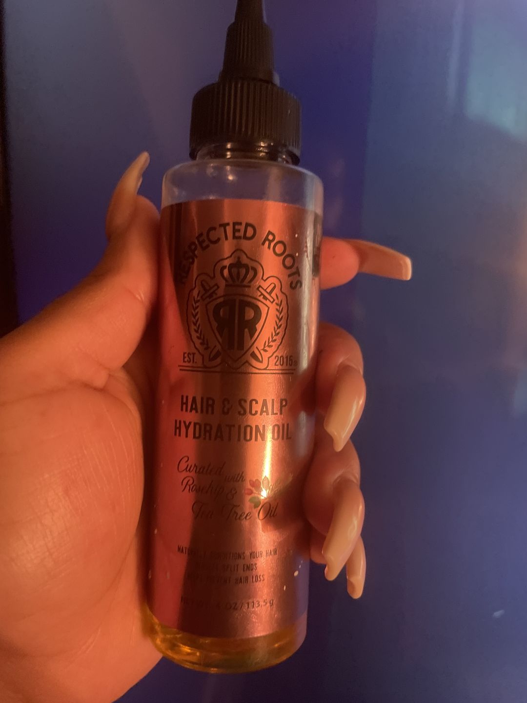 Customer photo review of NEW Item Alert! - Hair & Scalp Hydration Oil