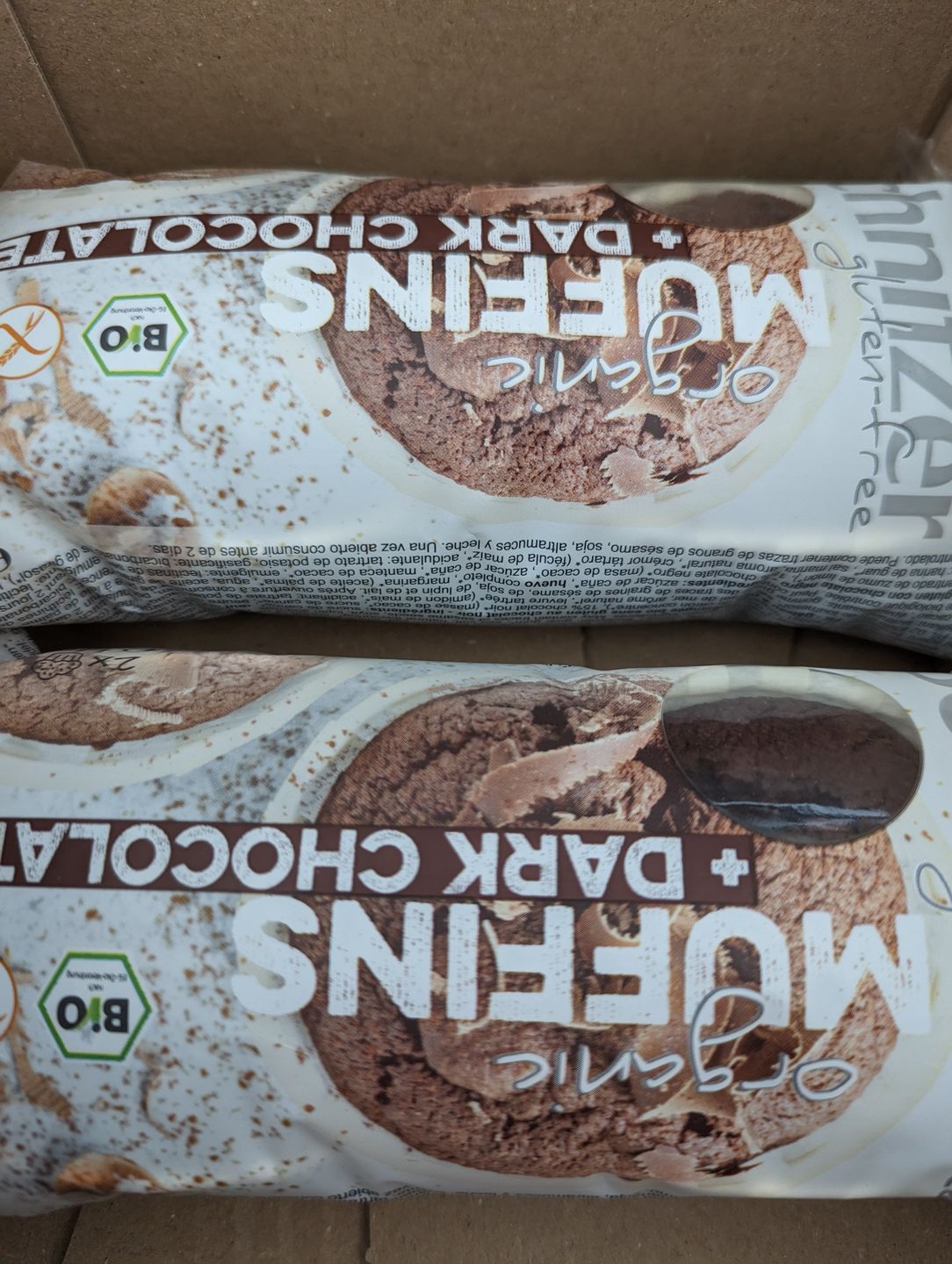 Customer photo review of Bio Muffin + Dark Chocolate glutenfrei