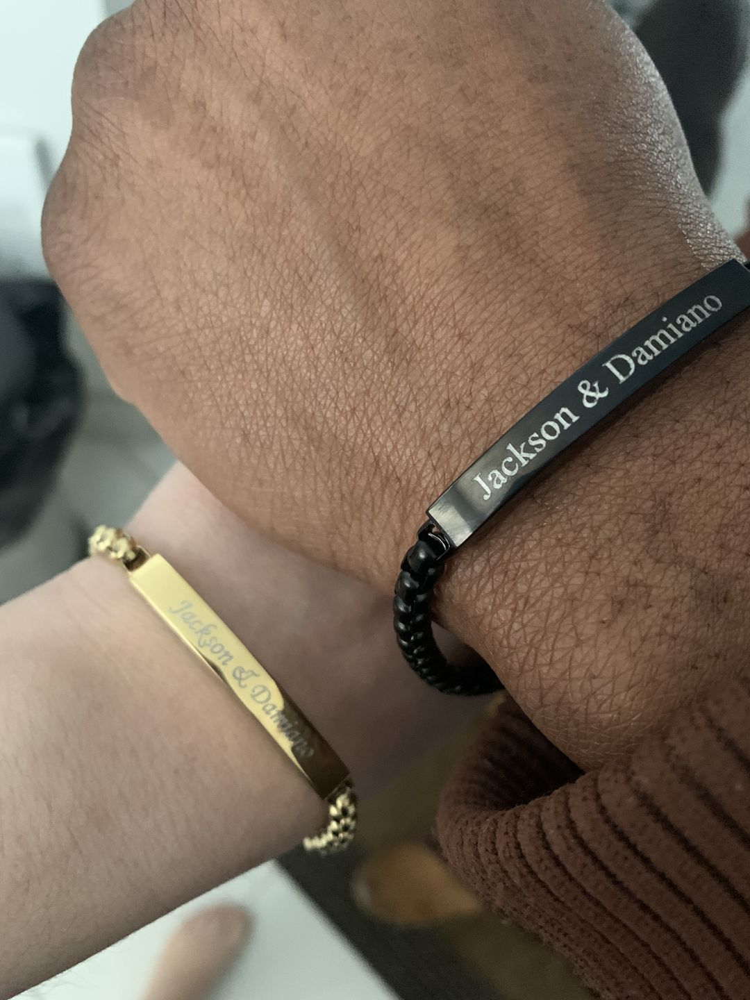 Customer photo review of 5mm Round Box ID Bracelet