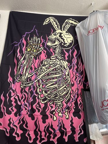 Customer photo review of Pray For Me Tapestry 60"