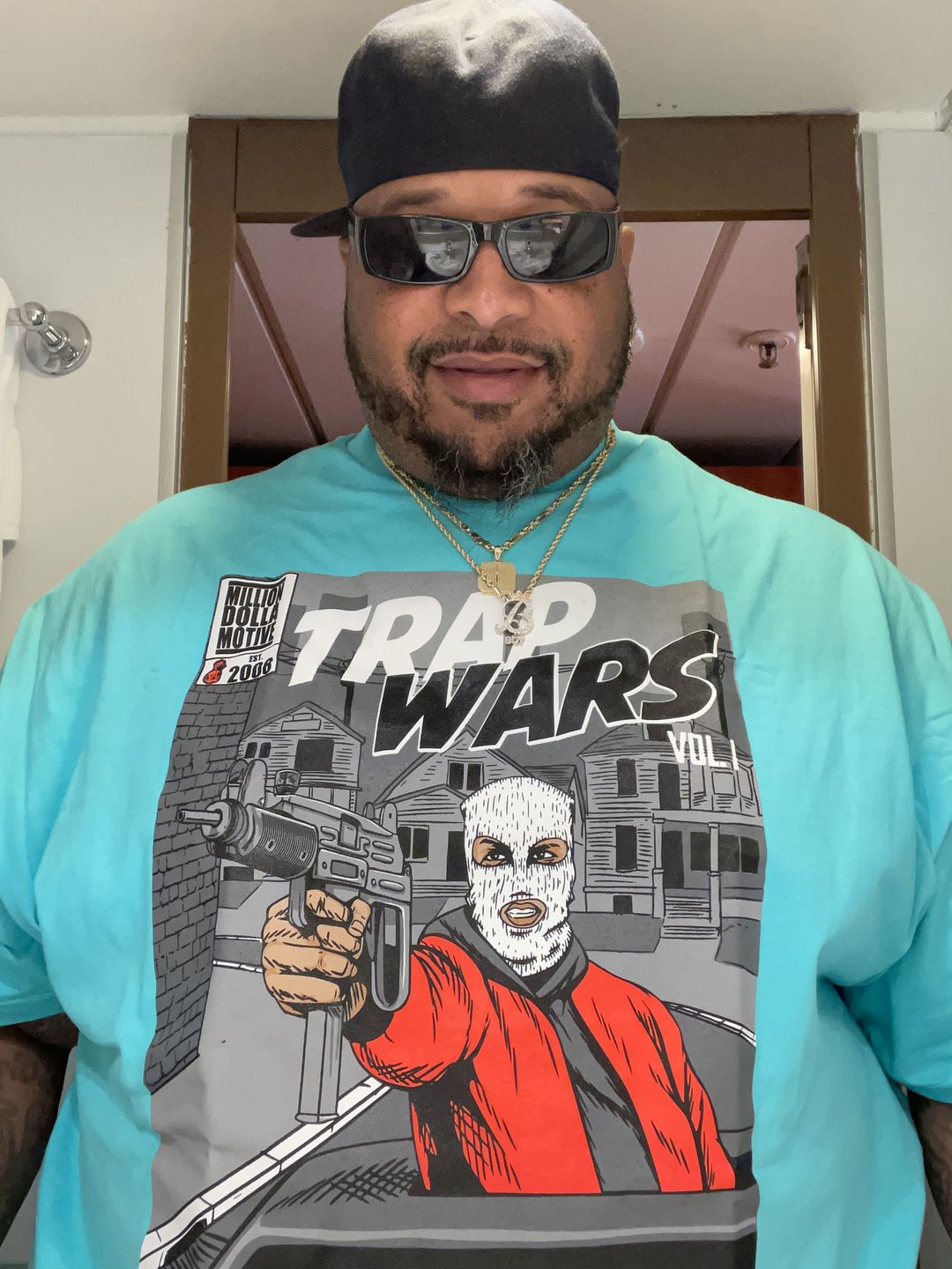 Customer photo review of Mystery Box of 12 T-Shirts