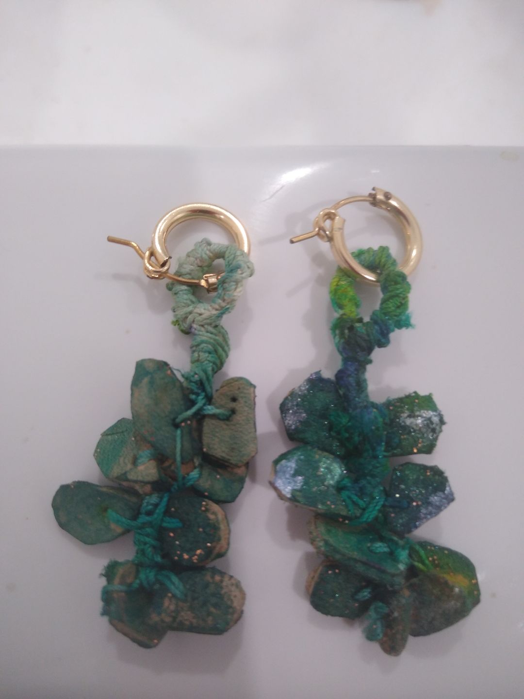 Customer photo review of The Perfect Small Hoops