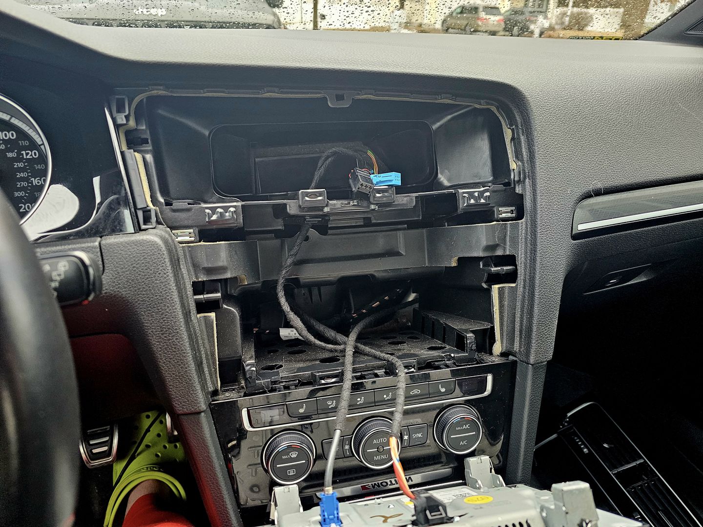 Customer photo review of VW MK7 Golf/GTI/GolfR/E-Golf 8" Glass Display Retrofit Kit (Nav/Non Nav)