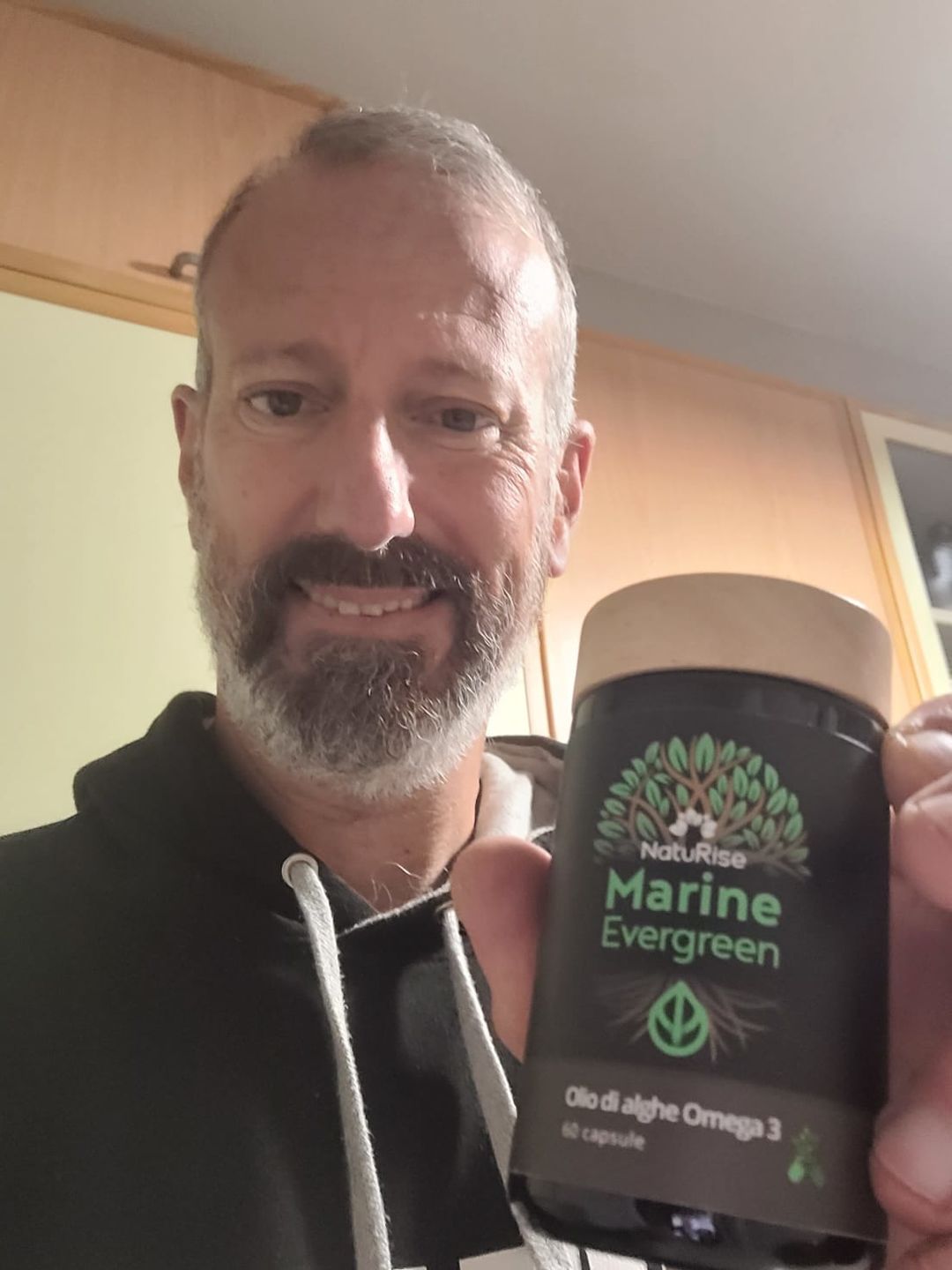 Customer photo review of Olio di alghe Omega 3 (60 capsule)