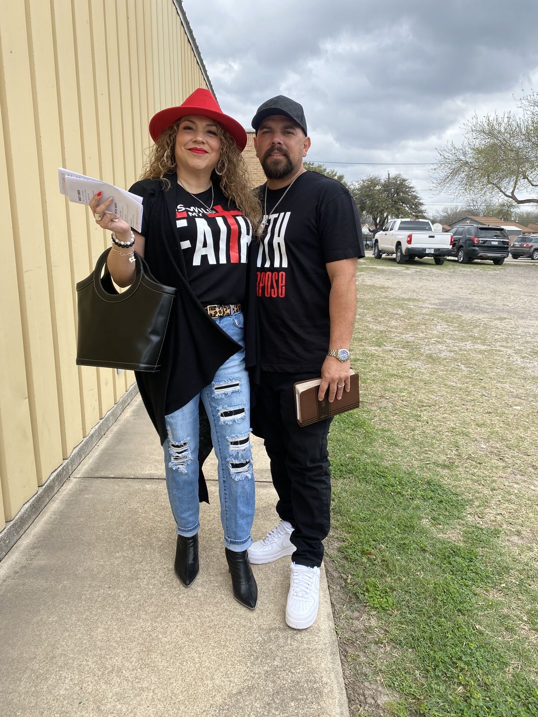 Customer photo review of Faith on Purpose Signature T-Shirt - Men's/Unisex - Black