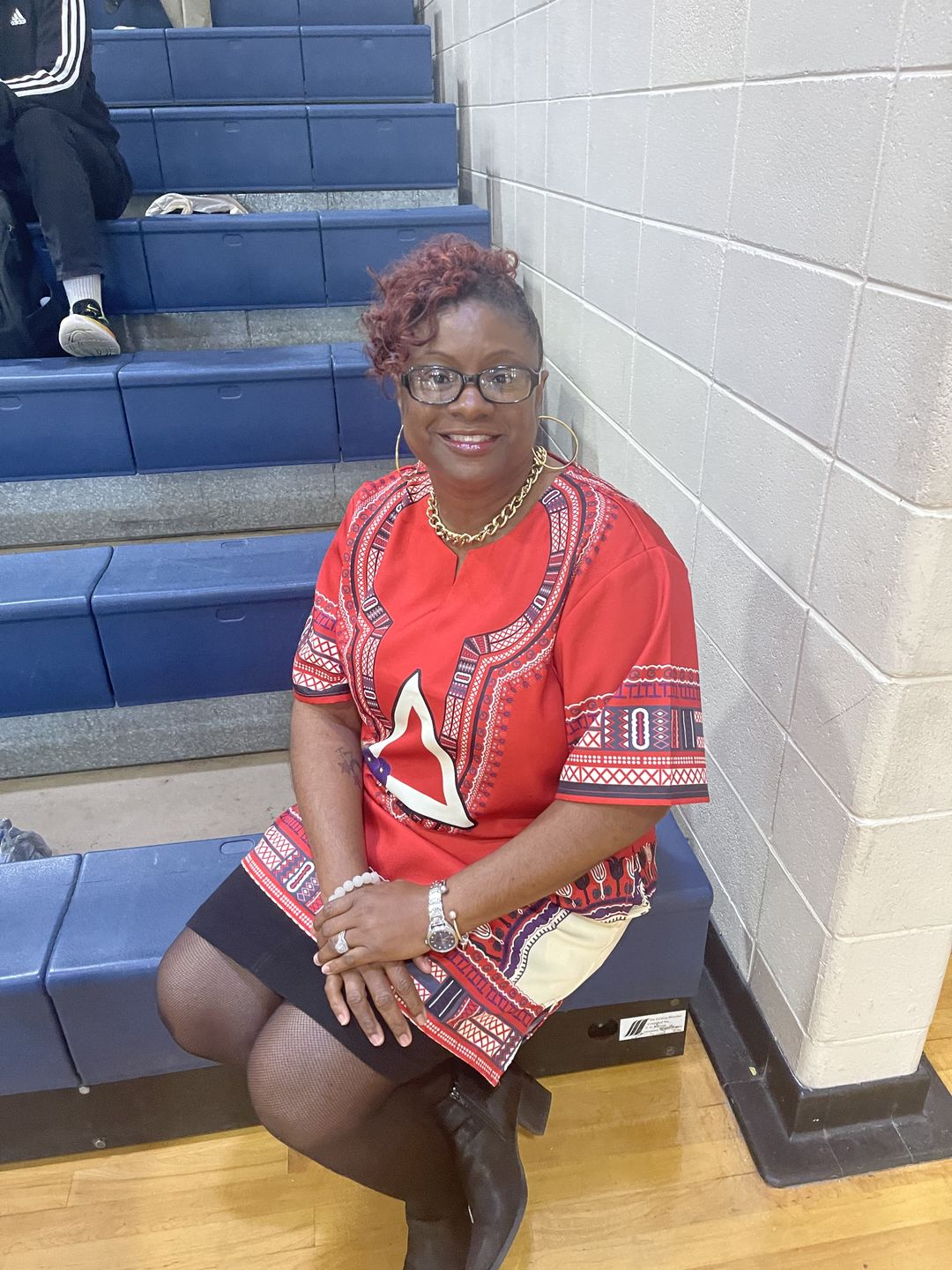 Customer photo review of *Dashiki Shirt- Delta Sigma Theta
