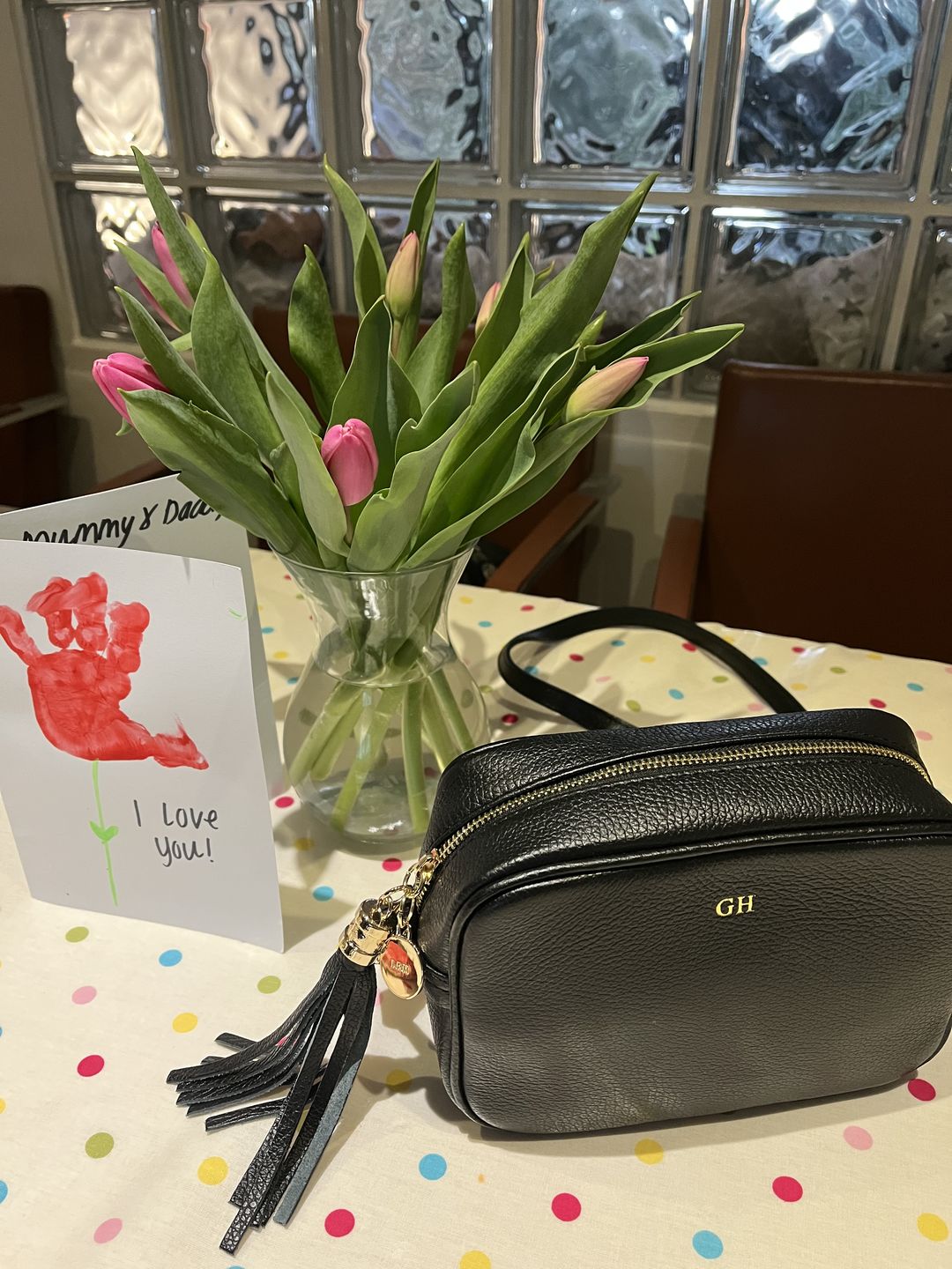 Customer photo review of Leather Lady Cross Body Bag