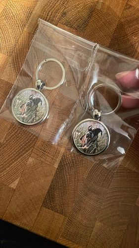 Customer photo review of Schlüssel- Anhänger mit Foto "Hund"