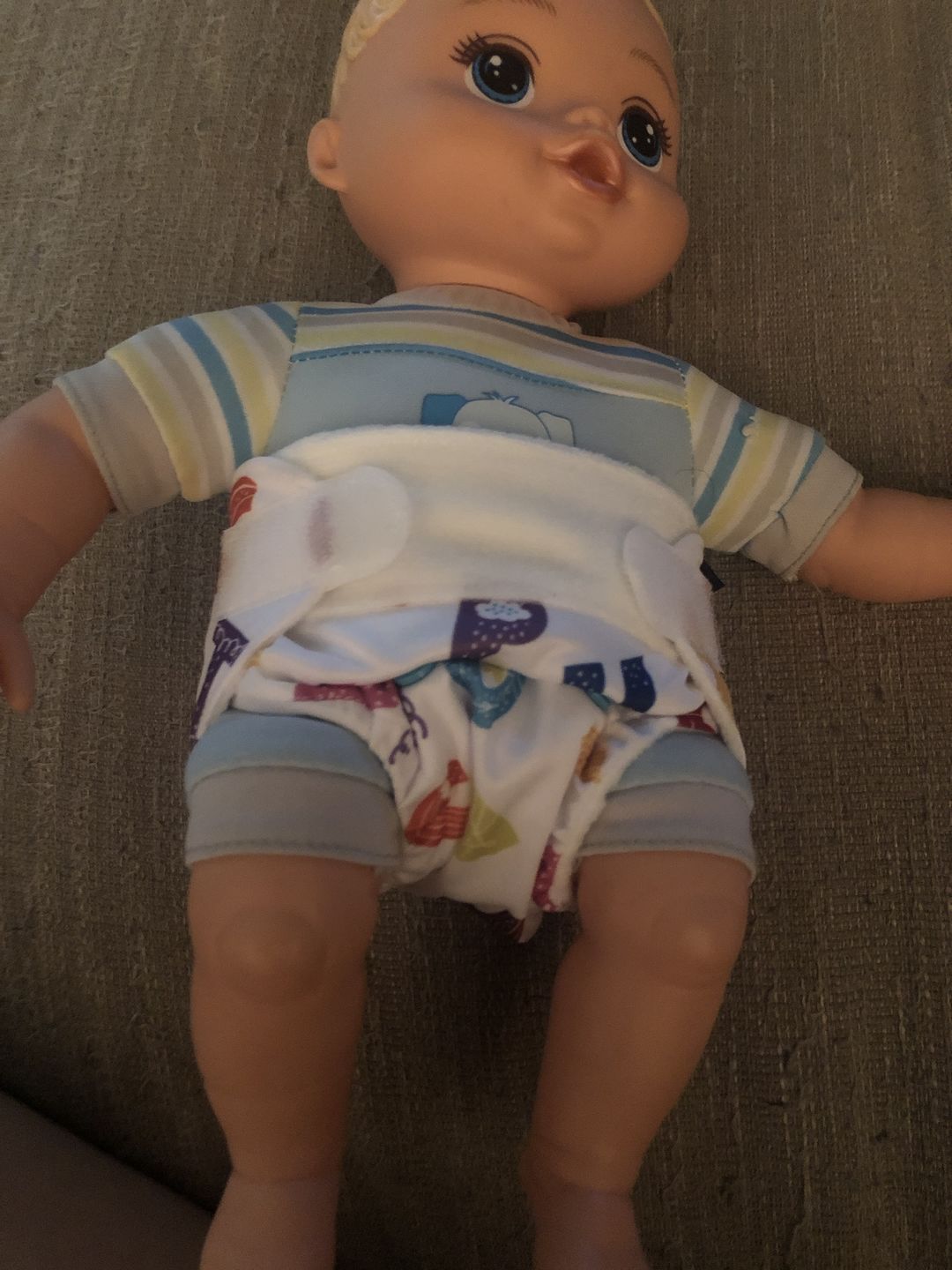 Customer photo review of Reusable Doll Toy Diaper with Mini Reusable Wipe Set