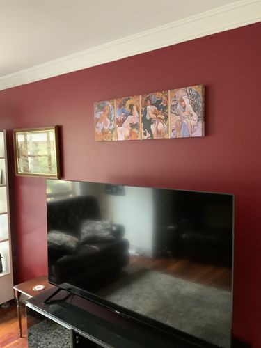 Customer photo review of Four Seasons By Alphonse Mucha