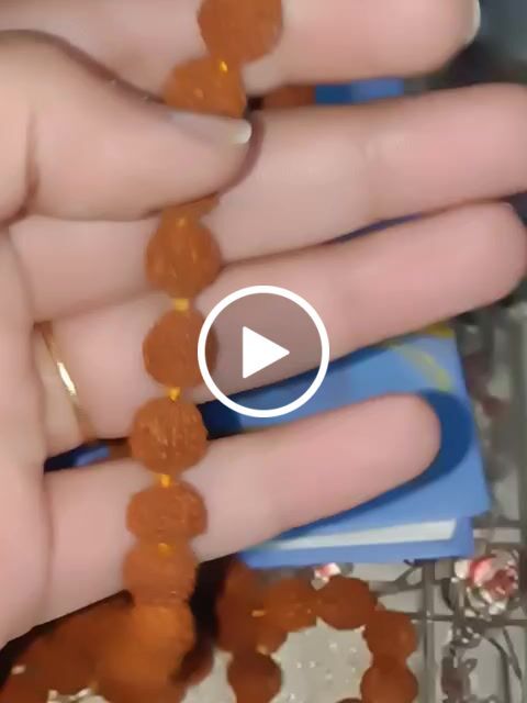 Customer video review of Rudraksha Mala