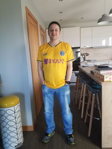 Customer photo review of Mens Mystery Football Shirt