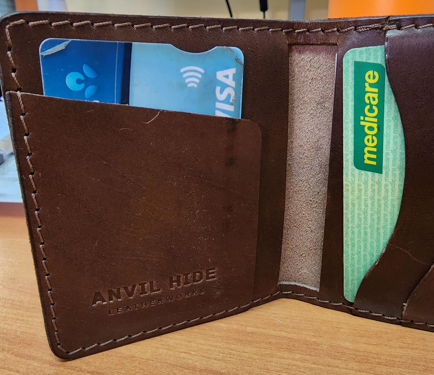 Customer photo review of The Bi-fold Wallet