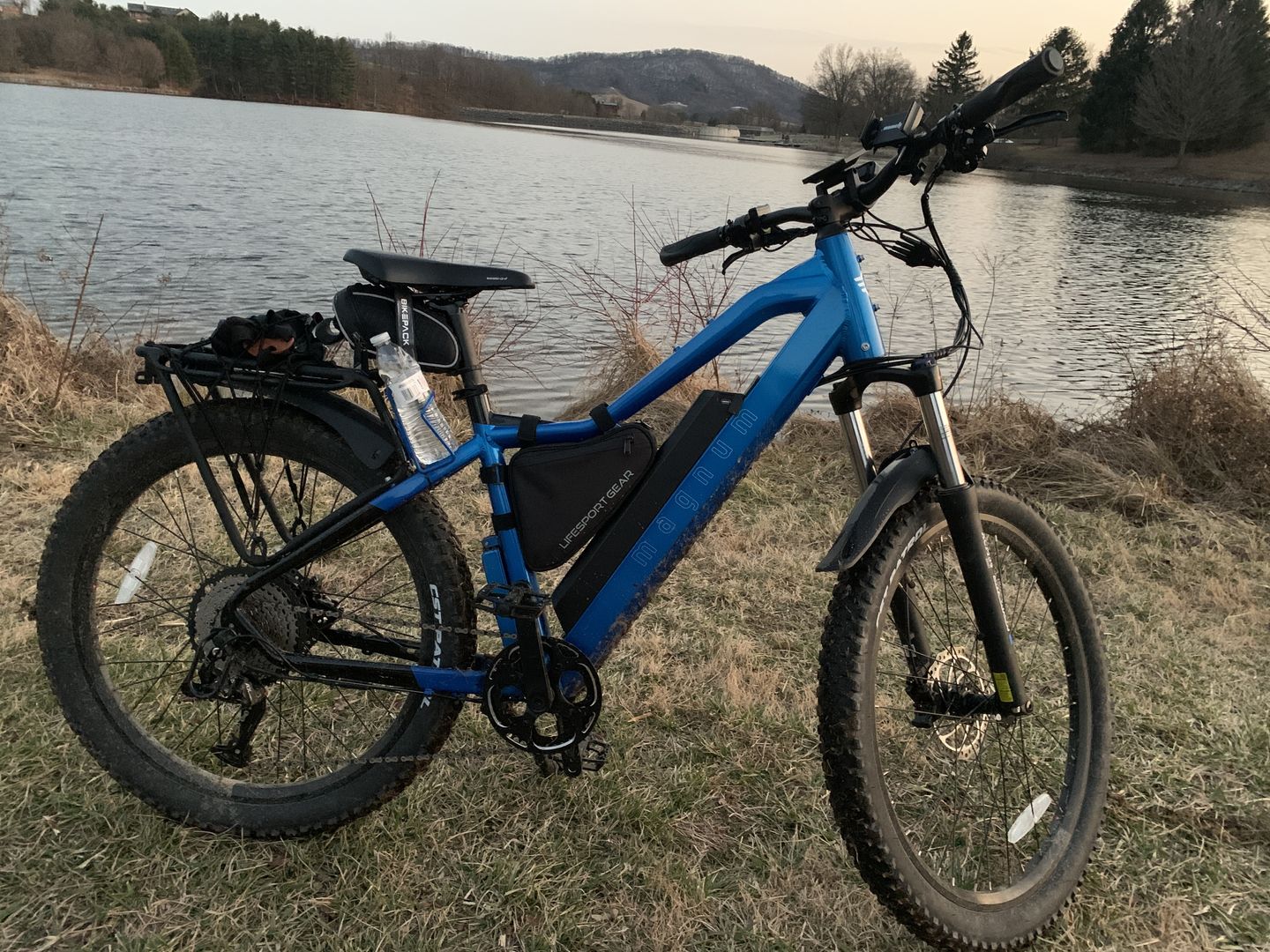 Customer photo review of Rear Carrier Rack - Metro/Peak/Vertex