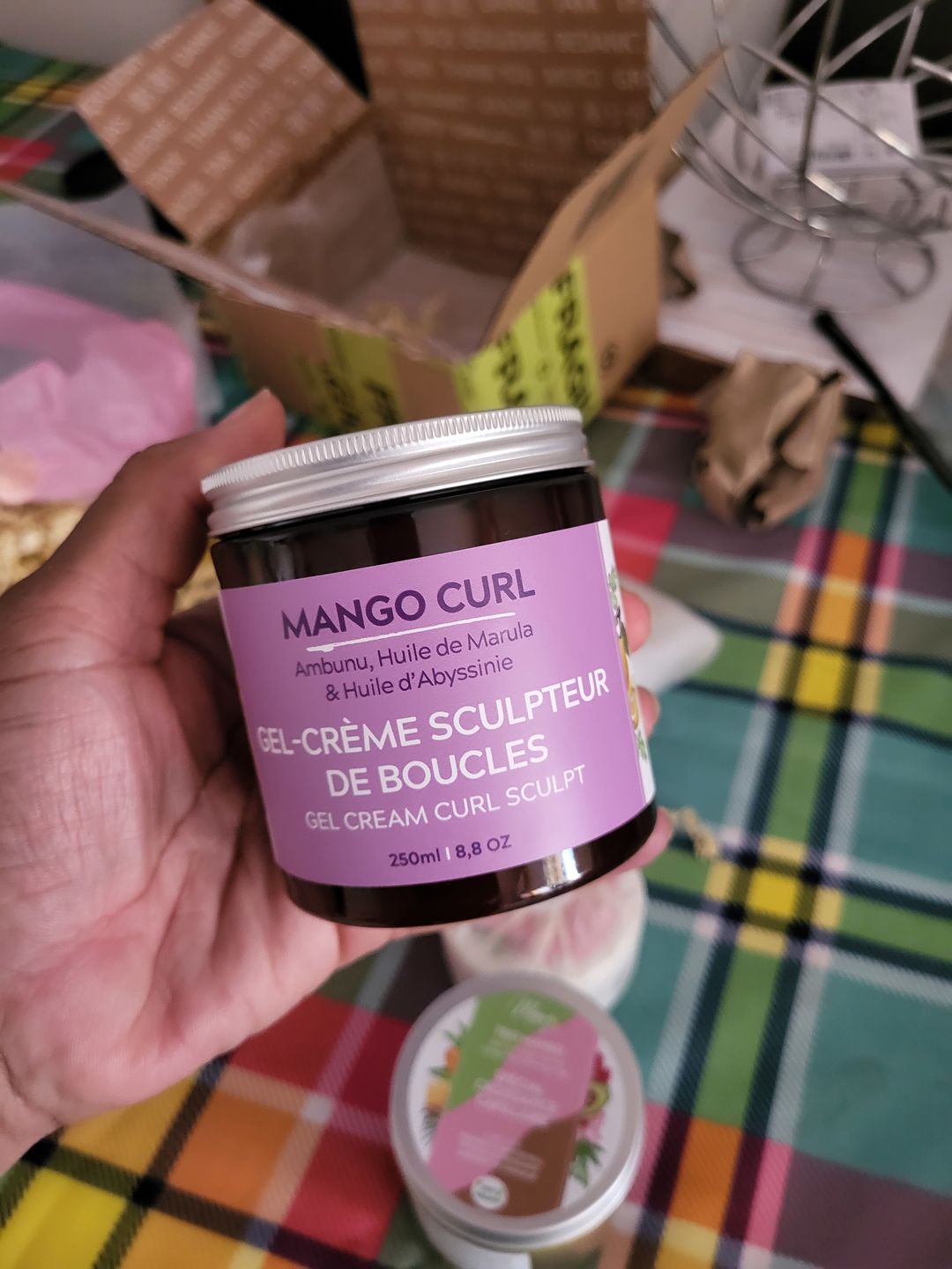 Customer photo review of Gel-Crème Sculpteur de Boucles