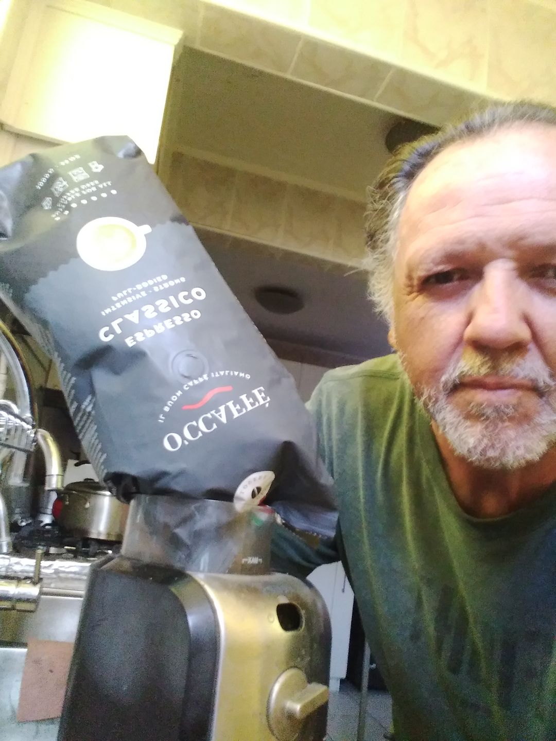 Customer photo review of Occaffe Grano Espresso Classico Intenso 1kg