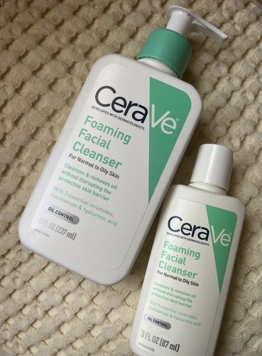 Customer photo review of Foaming Facial Cleanser