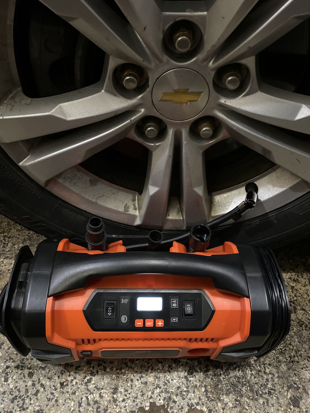 Customer photo review of RoofPax Air Compressor for Car Tires