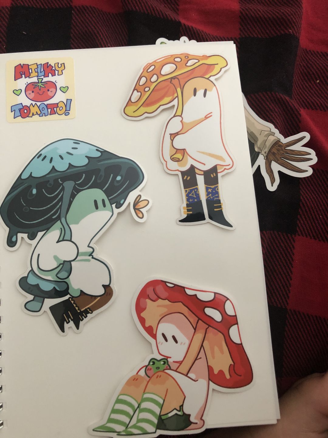 Customer photo review of Cute Ghost Stickers! : V6