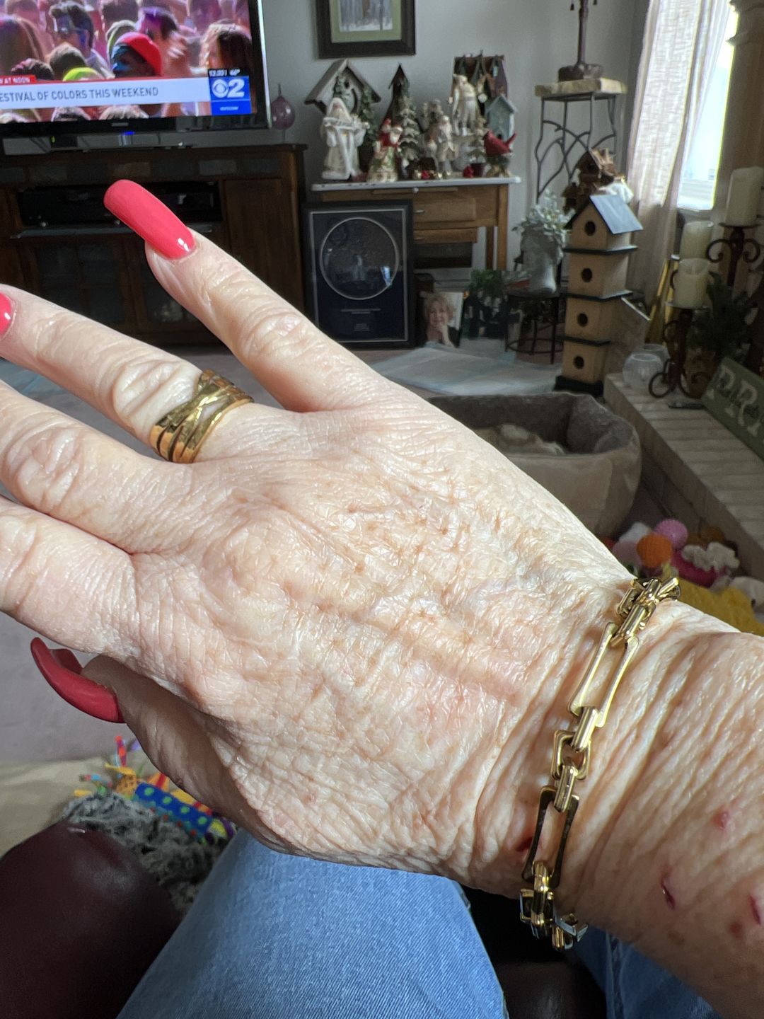 Customer photo review of The Lovers Chain Bracelet